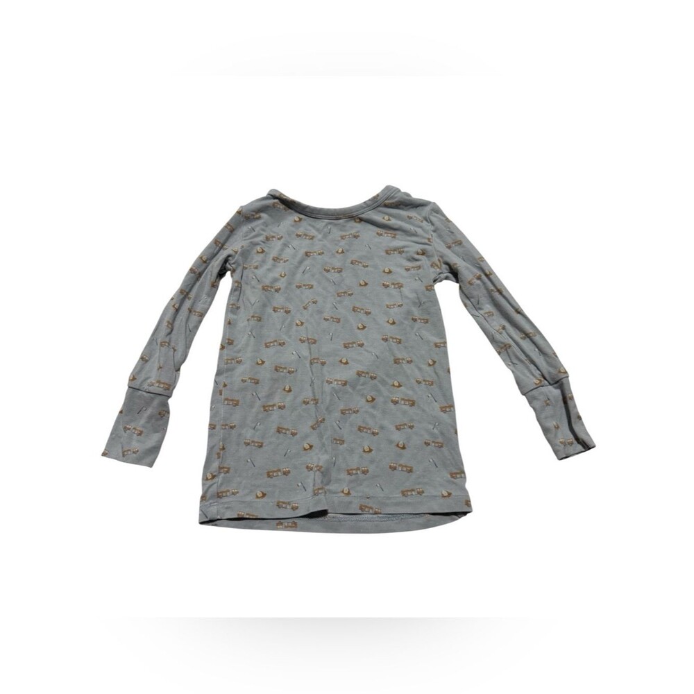 Baylor Moon 2T Bamboo Long Sleeve Sleep Pajama Shirt